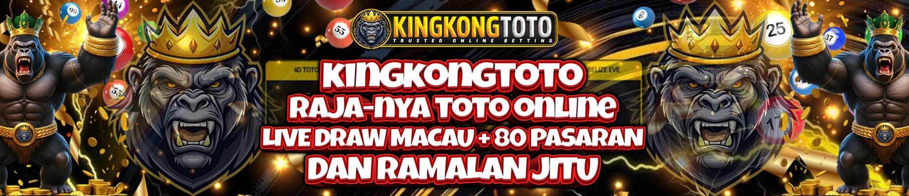 KingkongToto — Platform Togel Online Terpercaya No.1 Indonesia